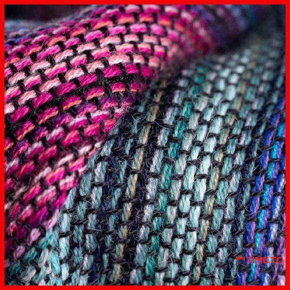 Hand-Loomed Alpaca Scarf 100% Hypoallergenic Soft Wrinkle Resistant Handmade - Picture 8 of 8